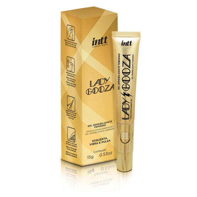 Gel Excitante Feminino com 7 Funções e Vibração Única - Intt Lady Gooza | 15g
