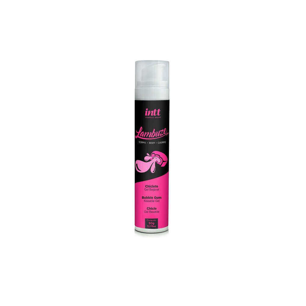 Gel Excitante Beijável Lubrificante com Leve Efeito de Aquecimento - Intt Lambuze - 50 Gramas | Disponível em 10 Sabores - 6