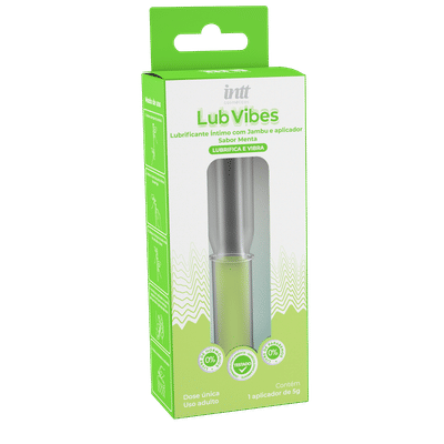 Lubrificante Íntimo com Efeito de Vibração e Aplicador - Intt Wellness Lub Vibes | 5g | Disponível em 2 Sabores
