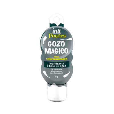 Lubrificante a Base de Água no Sabor de Leite Condensado com Efeito que Esquenta - Intt Poções Gozo Mágico - 15g