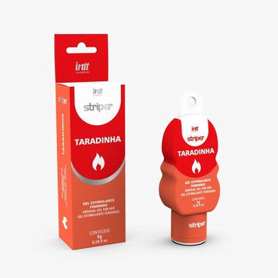 Gel Excitante Feminino com Efeito Quente | Intt Striper Taradinha - 8 g