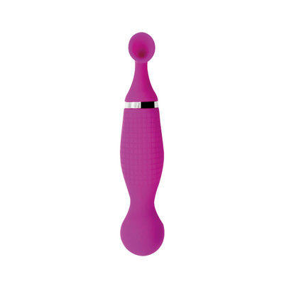 Foto 2 do produto Estimulador Massageador de Clitóris Recarregável com 12 Modos de Vibração e 12 Sucções - Intt Sucking Vibrator - 22 x 4 cm