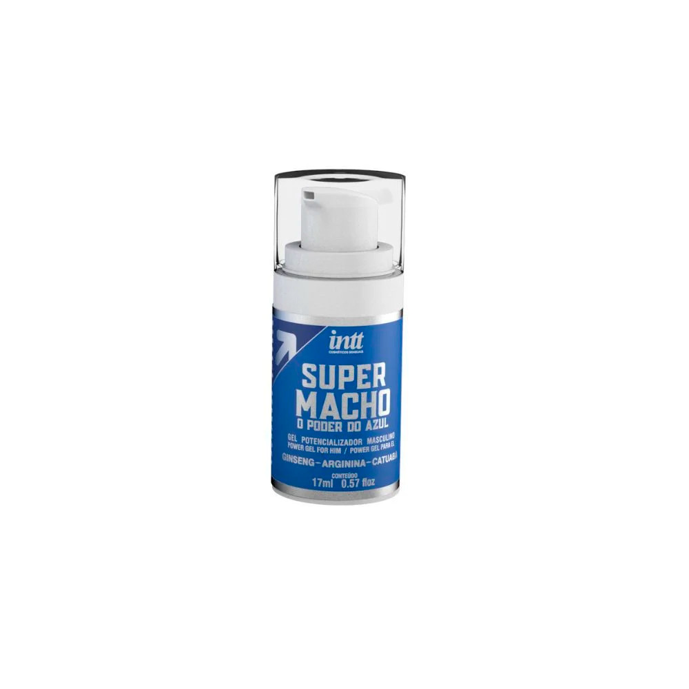 Gel Potencializador Masculino com o Poder do Azul - Intt Super Macho | 17 ML - 2