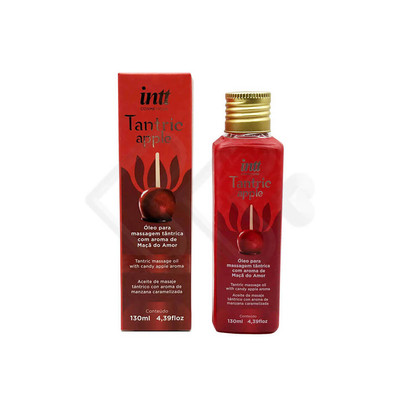 Óleo para Massagem Tântrica com Aroma de Maçã do Amor - Intt Tantric Apple - 130ml