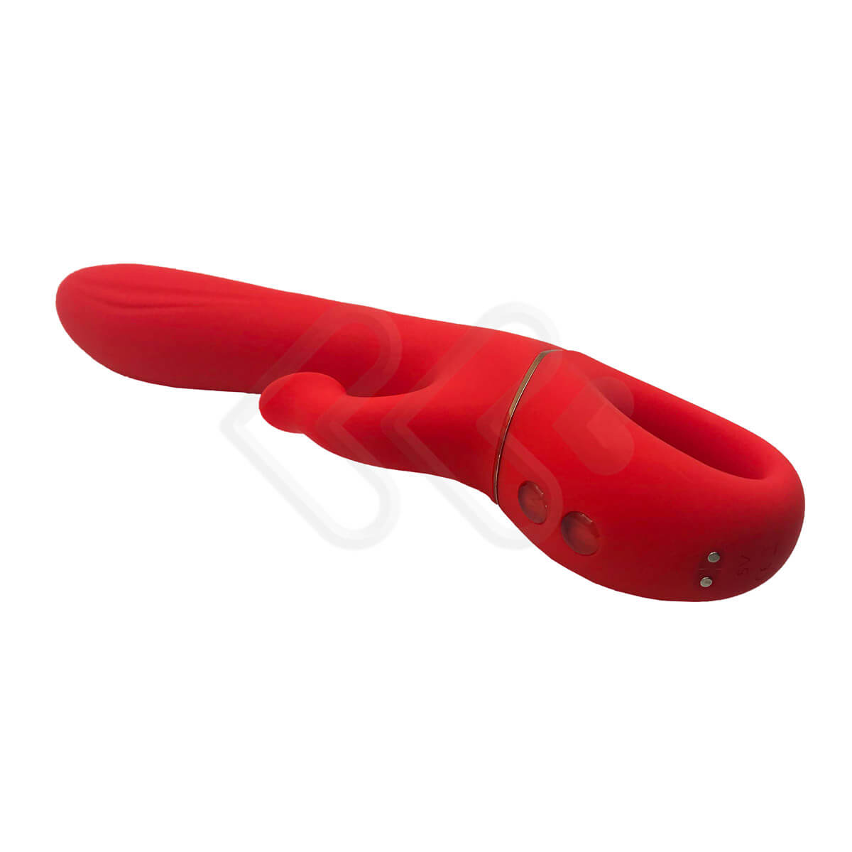 Vibrador de Ponto G com Sugador de Clitóris e Mamilos em Silicone com 9 Modos de Vibração - Intt Toys Especial Luxury Tornado - 13 x 3,5 cm - 3