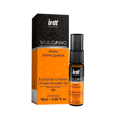 Foto 1 do produto Excitante Unissex em Spray com Efeito Térmico Quente - Intt Vulcano | 15 ml