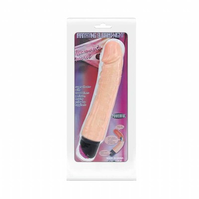 Irritating Summer Nigtht - Prótese Realística com Glande Definida, Veias e Vibração Multivelocidade - 20 x 4,2 cm
