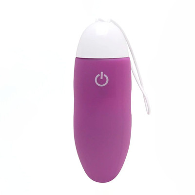 Foto 1 do produto Cápsula Vibratória em Silicone com 10 Modos de Vibração, Recarregável - Ivy | 8,1 x 2,8 cm | Cor: Roxo