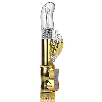 Foto 2 do produto Jack Rabbit Collection - Vibrador Ponto G Rotativo com Multivelocidade e Estimulador Clitoriano em Forma de Beija-Flor - 22 x 3 cm | Recarregável