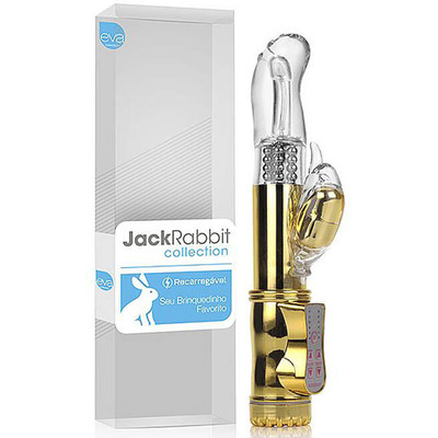 Foto 1 do produto Jack Rabbit Collection - Vibrador Ponto G Rotativo com Multivelocidade e Estimulador Clitoriano em Forma de Beija-Flor - 22 x 3 cm | Recarregável