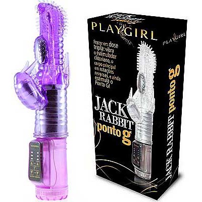 Foto 1 do produto Jack Rabbit Ponto G - Vibrador Estimulador de Ponto G e Clítoris com Tecnologia de Rotação e 7 Modos de Vibração - 12 x 3,5 cm| Cor: Lilás