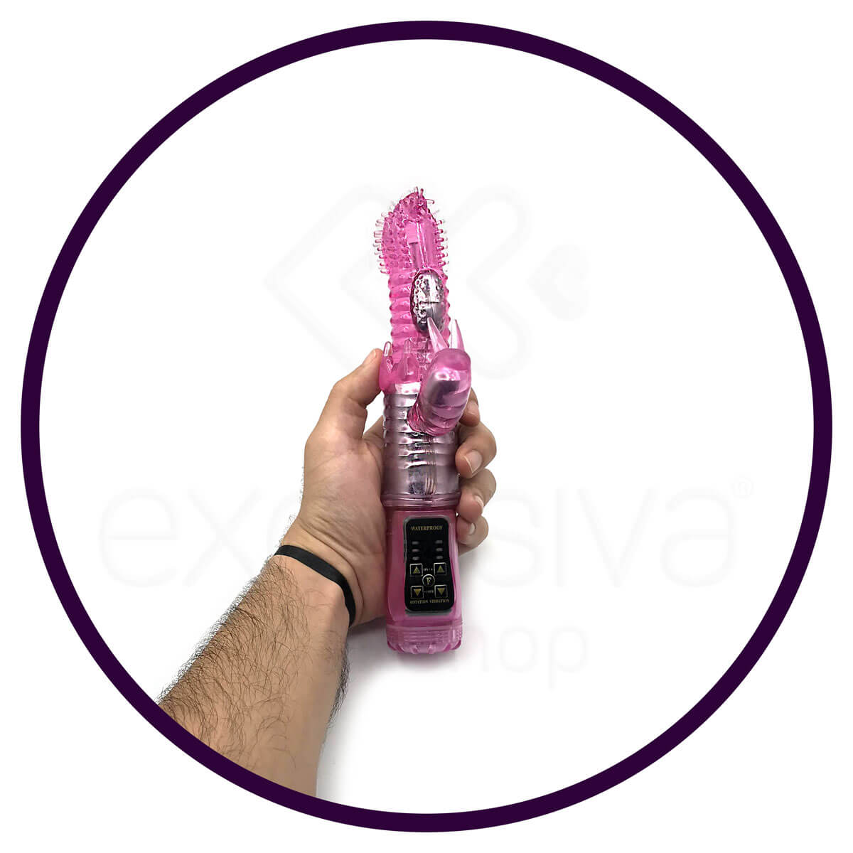 Jack Rabbit Ponto G - Vibrador Estimulador de Ponto G e Clítoris com Tecnologia de Rotação e 7 Modos de Vibração - 12 x 3,5 cm | Cor: Rosa - 5