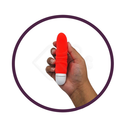 Mini Vibrador para Iniciantes com Vibração Única - Jam Battery Vibrator - 9,6 x 2,6 cm