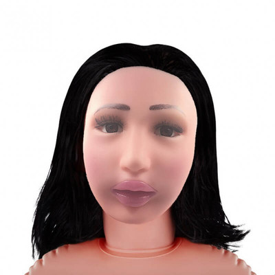 Foto 3 do produto Jiuai - Boneca inflável com Cabelo Preto, Olhos, Seios, Ânus, Vagina Realística, Cápsula Vibratória e Simulação de Gemido  - 1,60 m