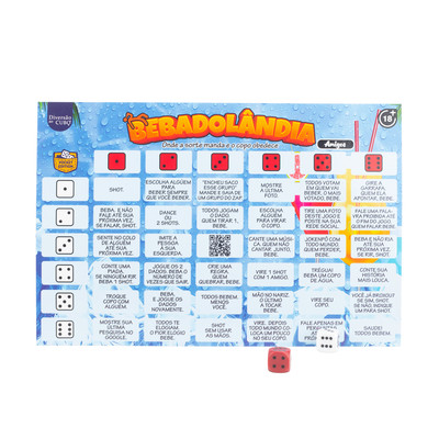 Jogo Bebadolândia Pocket Edition "Amigos" - Diversão ao Cubo