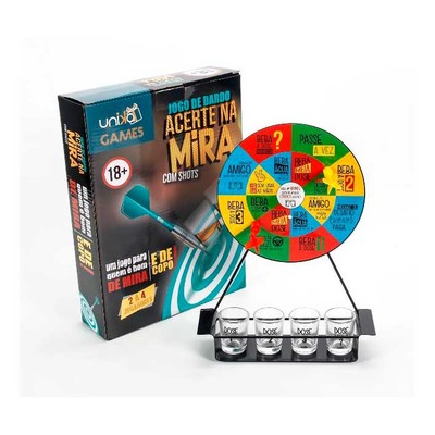 Jogo de Dardo Acerte na Mira com Shots - Unika Games | 7 Itens