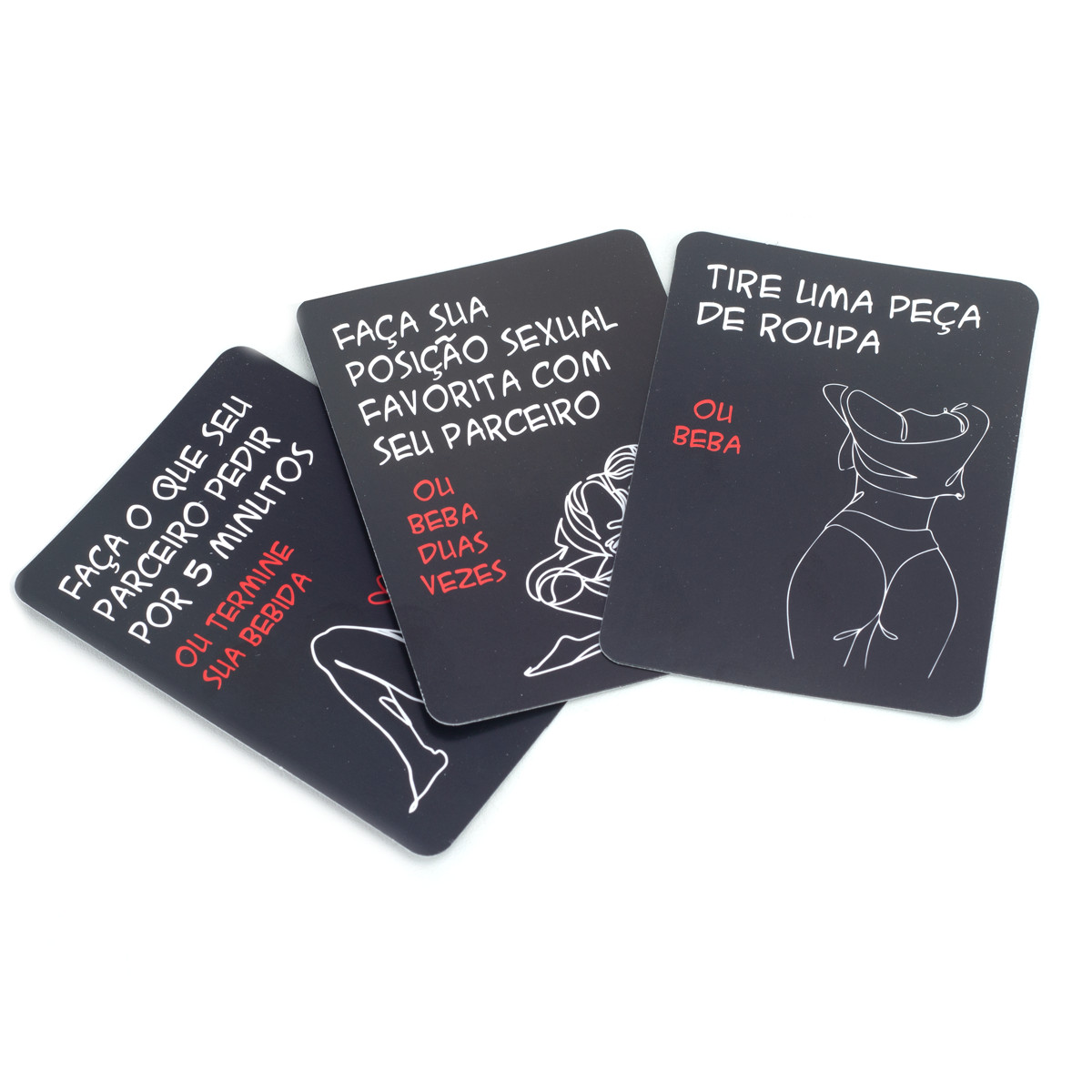 Jogo Desejos & Drinks para Casais - Diversão ao Cubo | Contém 50 Cartas - 2