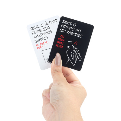 Jogo Desejos & Drinks para Casais - Diversão ao Cubo | Contém 50 Cartas