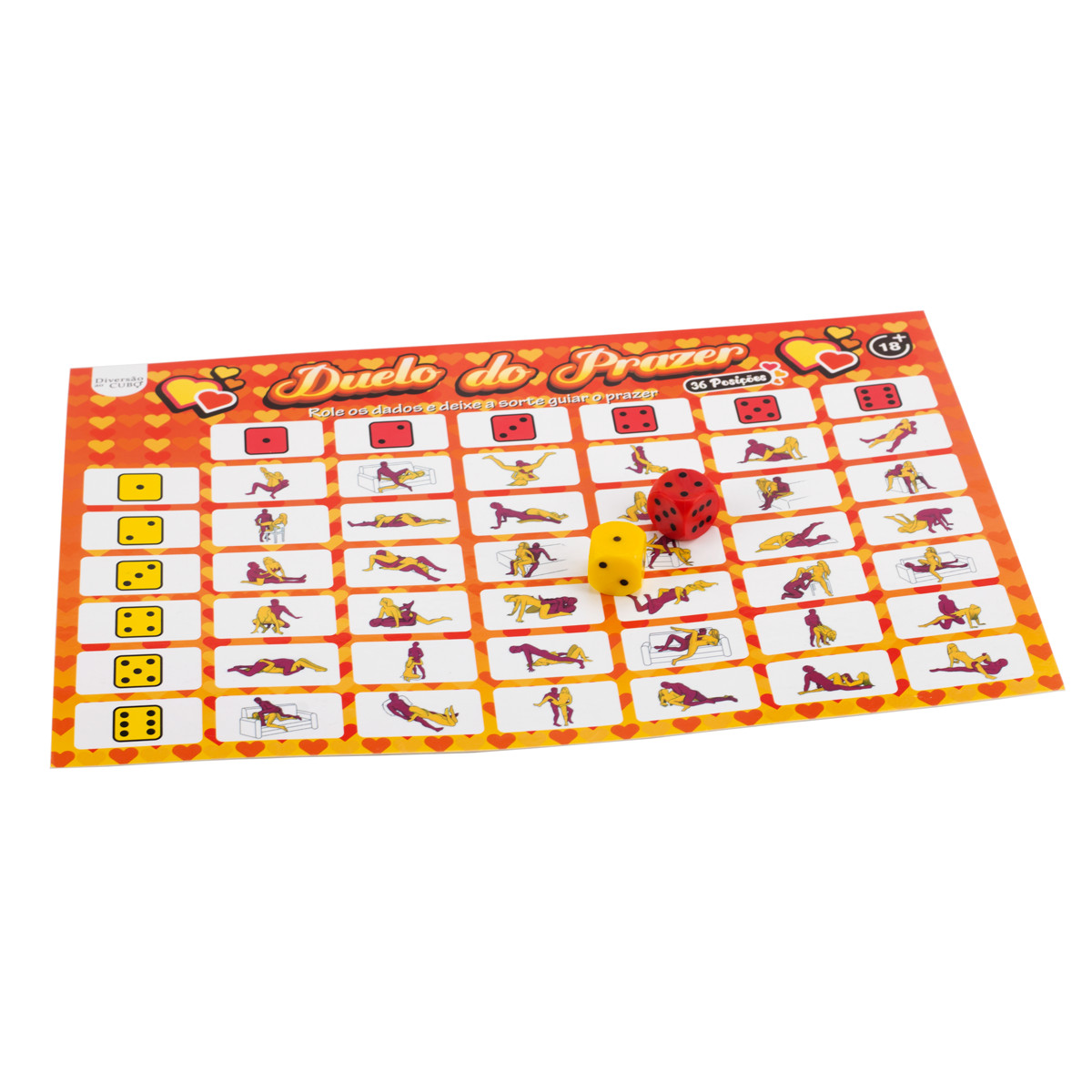 Jogo Duelo do Prazer "36 Posições" - Diversão ao Cubo - 2