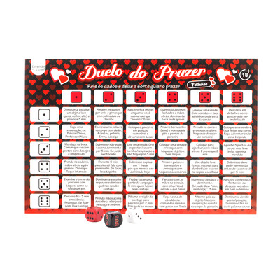 Jogo Duelo do Prazer "Fetiche" - Diversão ao Cubo