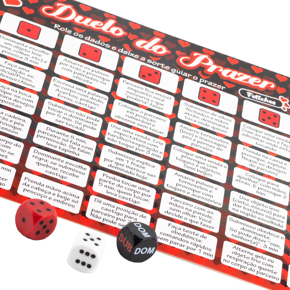 Jogo Duelo do Prazer "Fetiche" - Diversão ao Cubo - 2