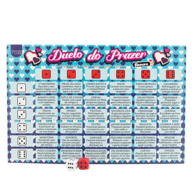 Jogo Duelo do Prazer "Namoro" - Diversão ao Cubo