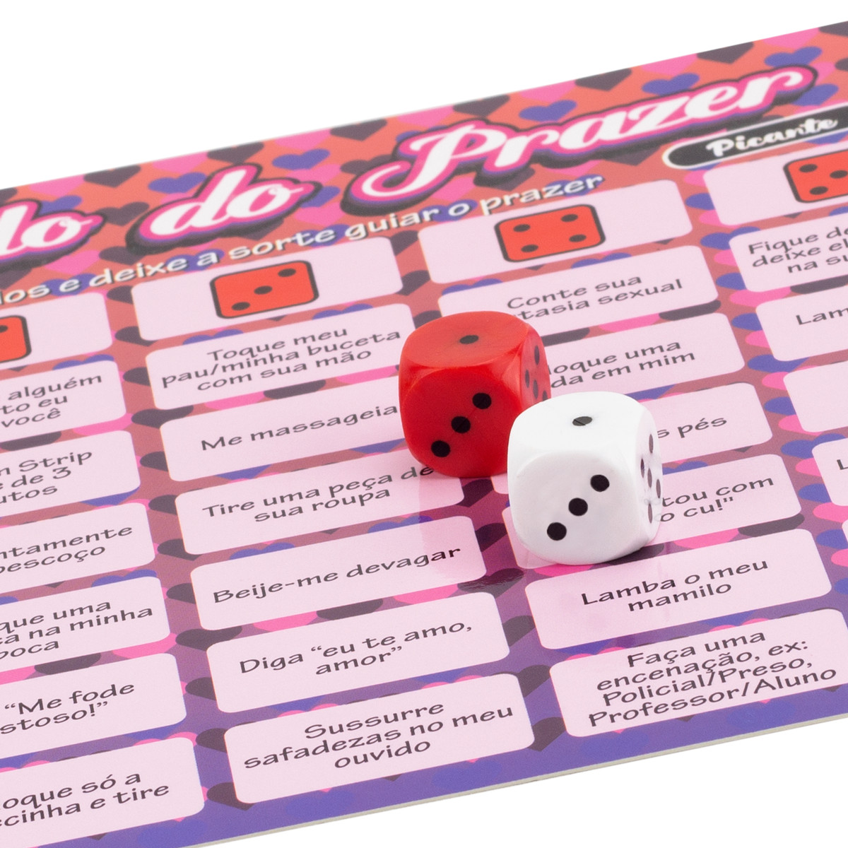 Jogo Duelo do Prazer "Picante" - Diversão ao Cubo - 2