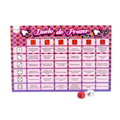 Jogo Duelo do Prazer "Picante" - Diversão ao Cubo