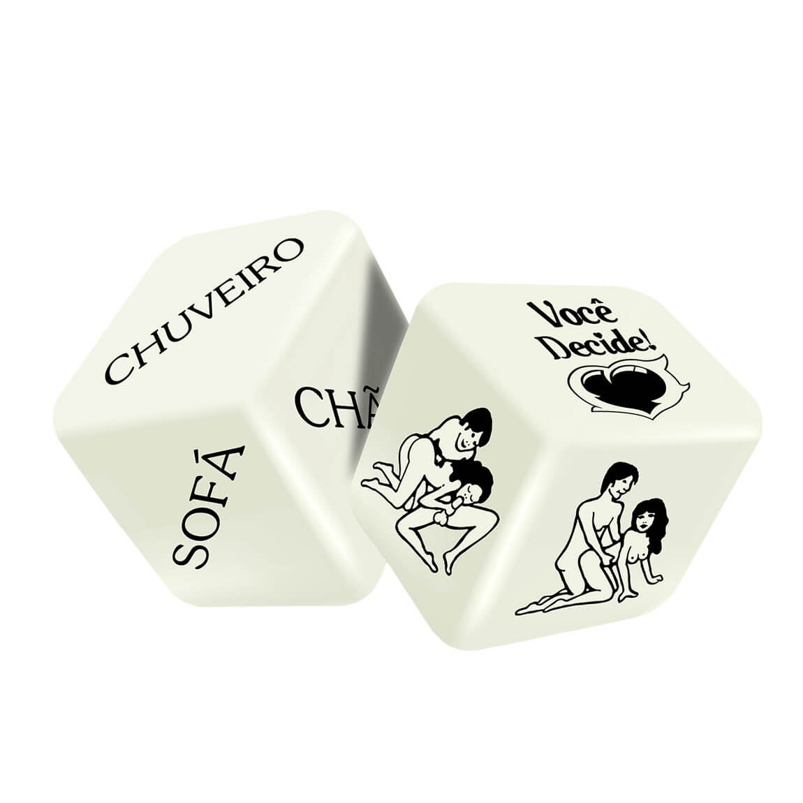 Jogo do Prazer Hot Glow com 2 Dados - Sexy Fantasy - 2