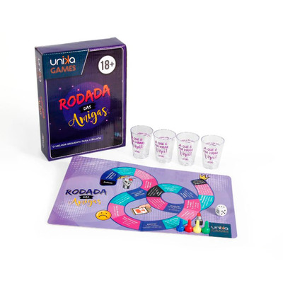Foto 1 do produto Jogo Rodada das Amigas - Unika Games | 10 Itens