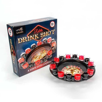 Jogo Roleta Drink Shot - Unika Games | 20 Itens