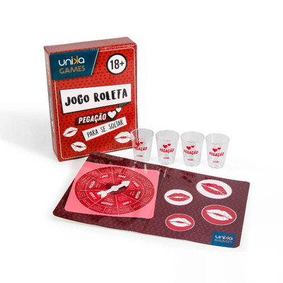 Jogo Roleta da Pegação Para Se Soltar- Unika Games | 5 Itens
