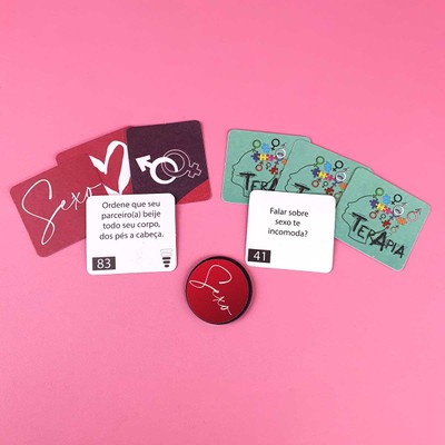 Foto 2 do produto Jogo Sexo Terapia - Jogos Secretos | 92 Cartas