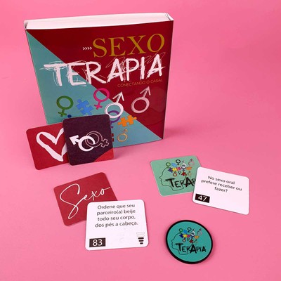 Jogo Sexo Terapia - Jogos Secretos | 92 Cartas