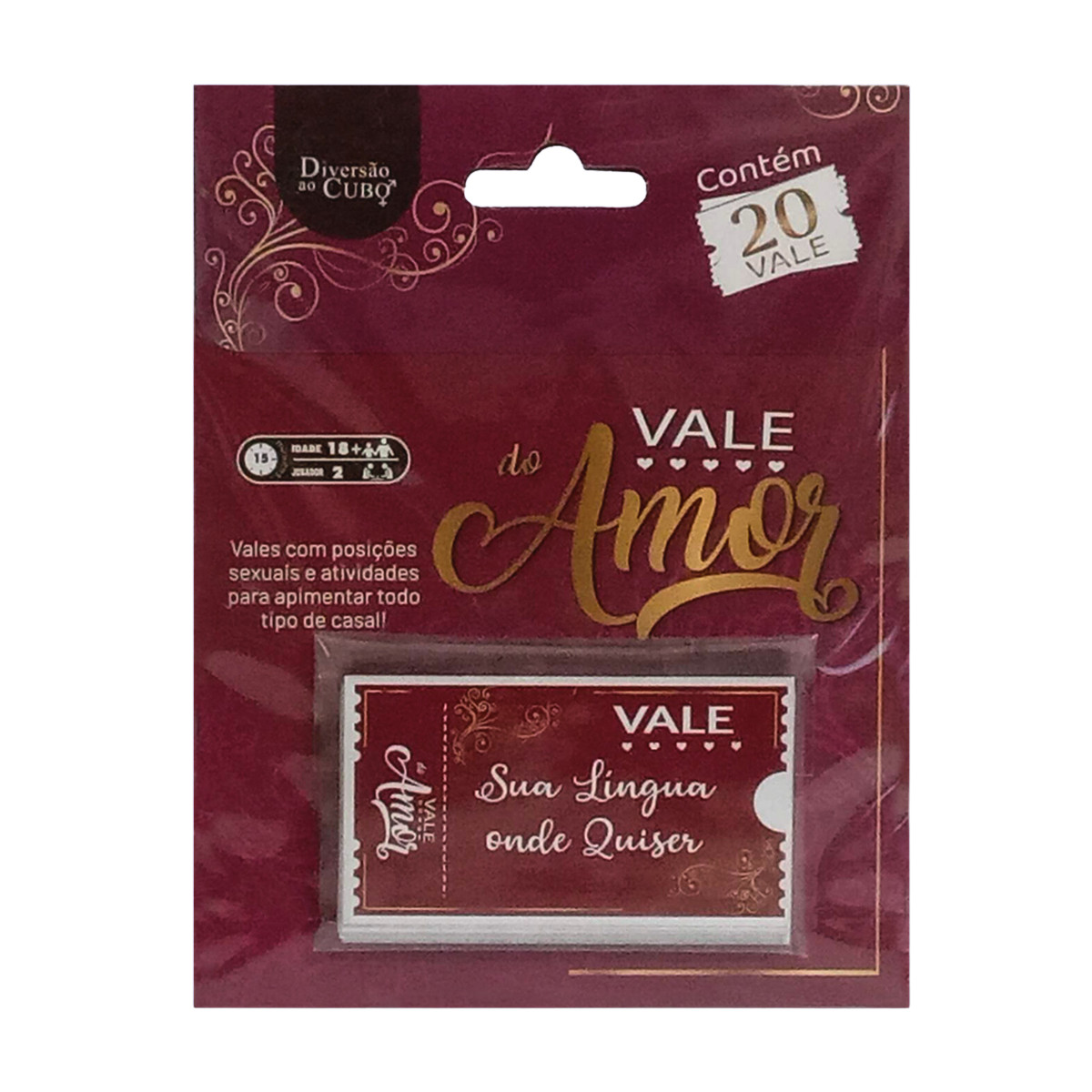 Jogo Vale do Amor - Diversão ao Cubo | Contém 20 Vales - 2
