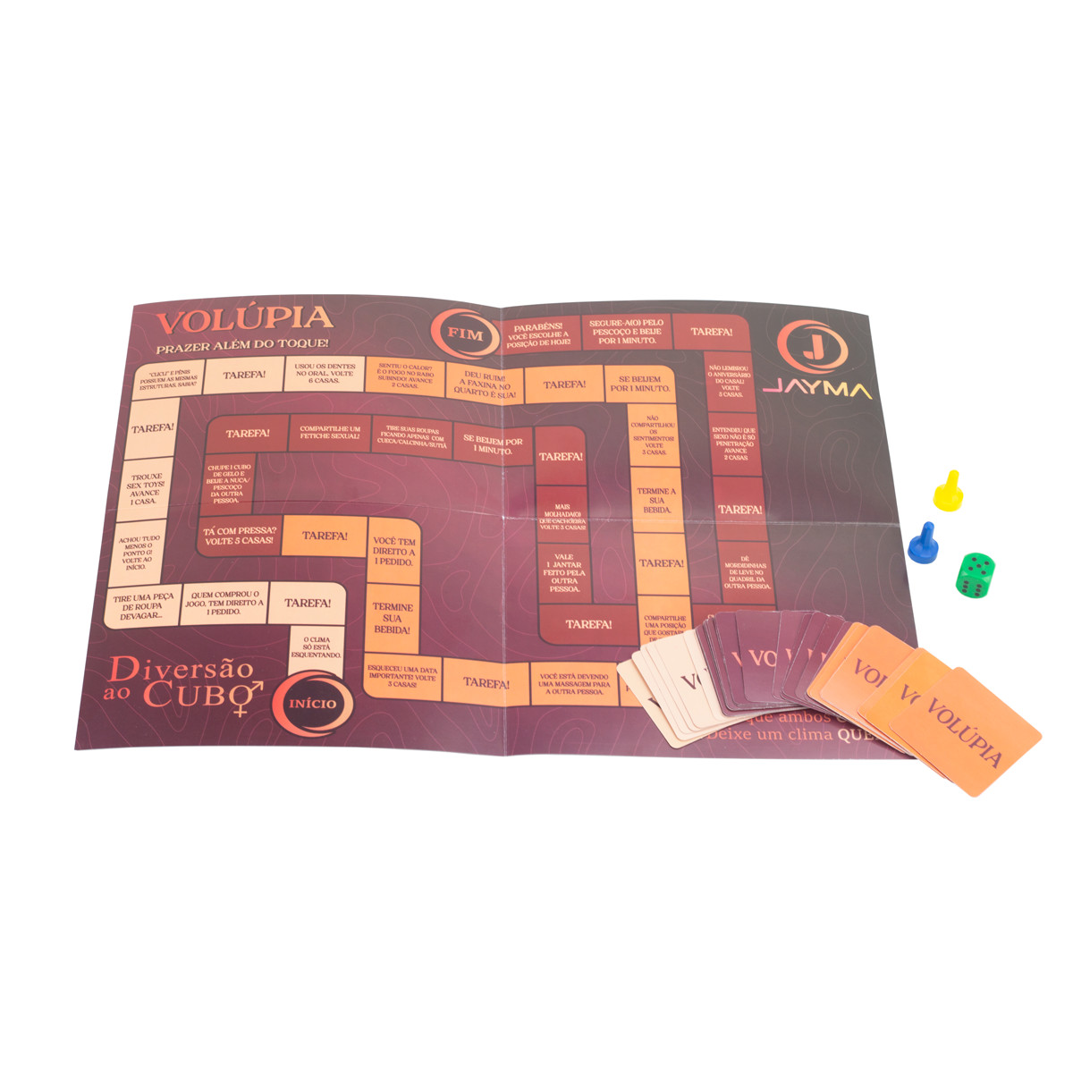 Jogo Volúpia "Prazer Além do Toque" - Diversão ao Cubo - 2