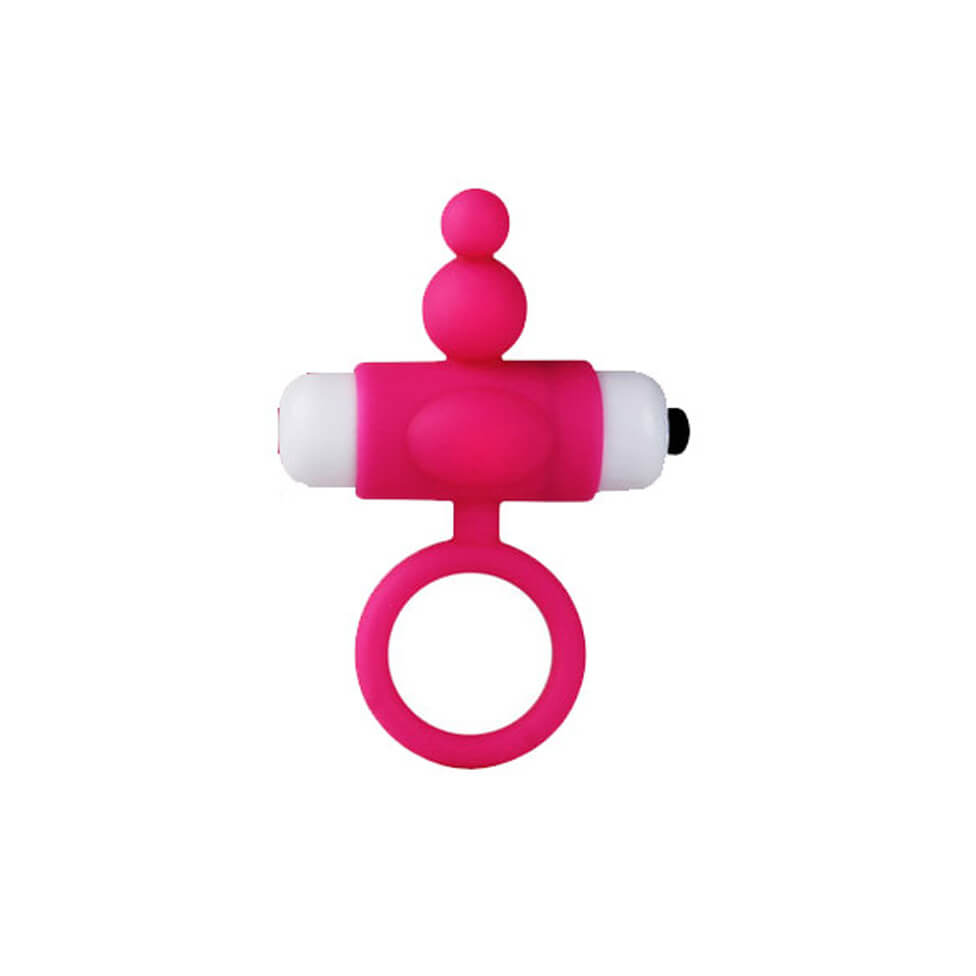 Joker - Anel Peniano em Silicone com Estimulador Clitoriano e Vibração Única - 2