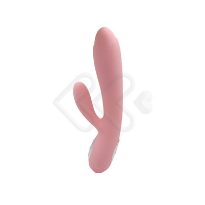 Foto 5 do produto Vibrador de Ponto G com Estimulador de Clitóris, 12 Modos de Vibração e Aquecimento - Joker Flower - 12,1 x 3,4 cm