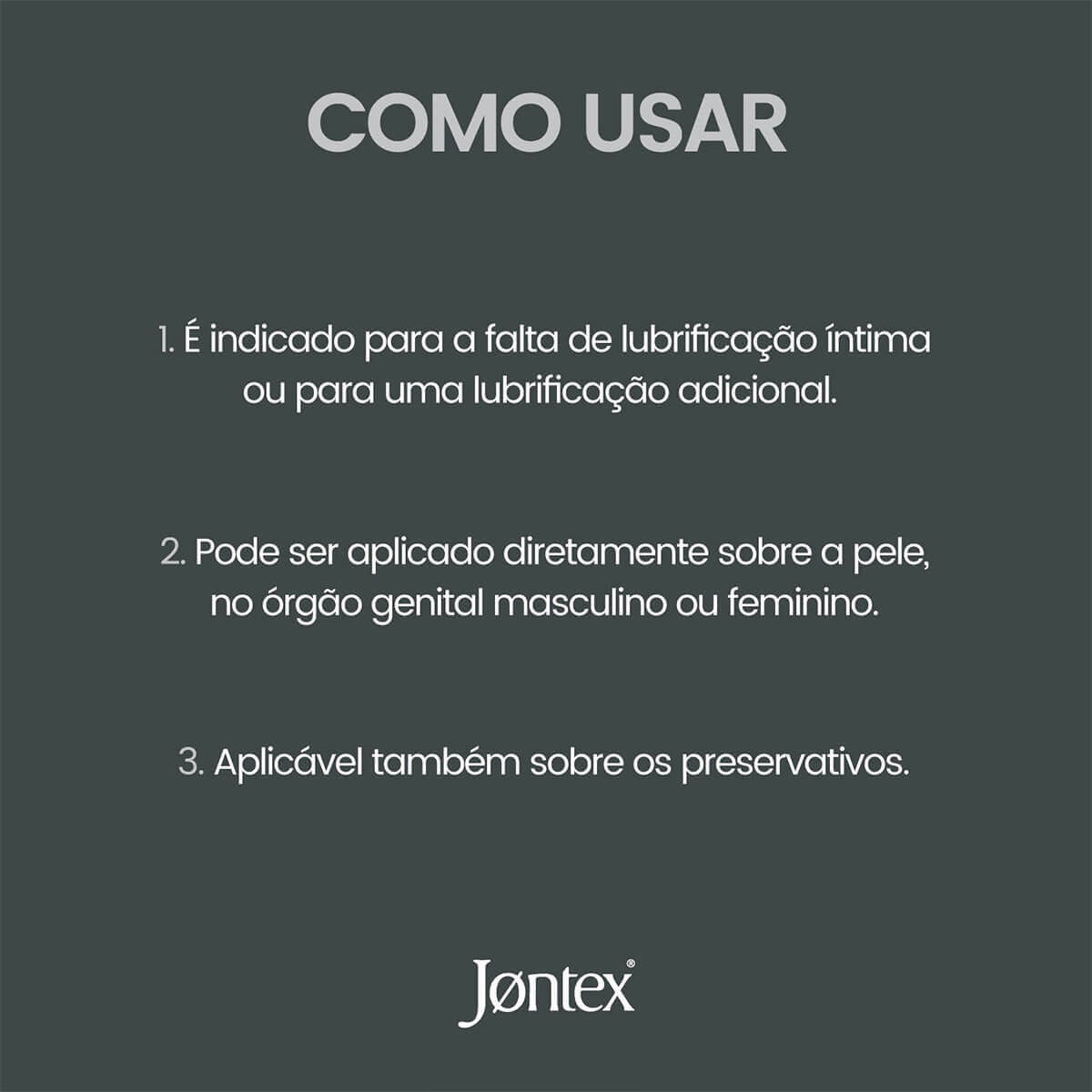 Gel Lubrificante Íntimo Neutro à Base D'Água  - Jontex Gel | 100g - 3