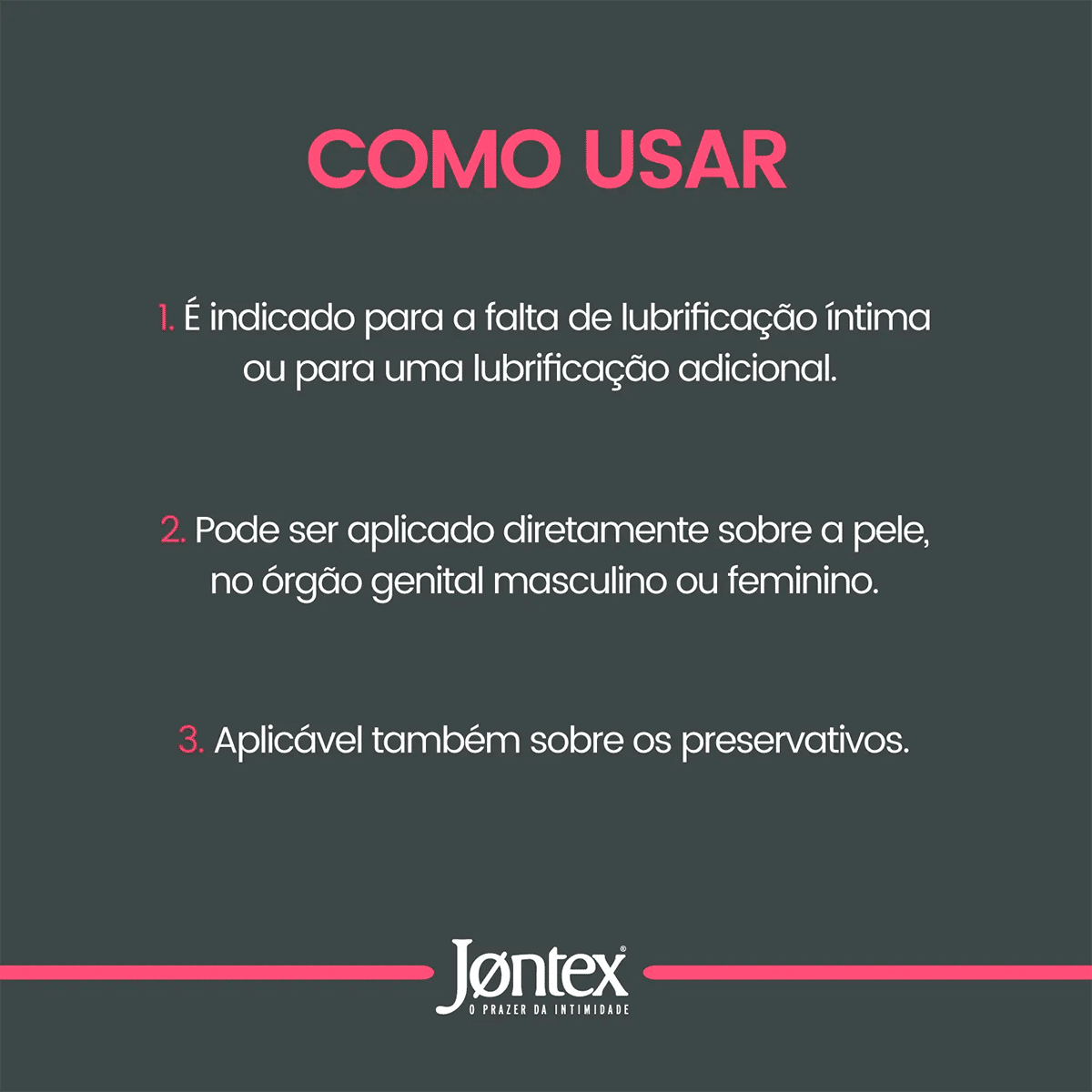 Gel Lubrificante Íntimo Beijável no Sabor de Cereja, à Base D'Água e Pode ser Usado com Preservativo - Jontex Gel | 50g - 3