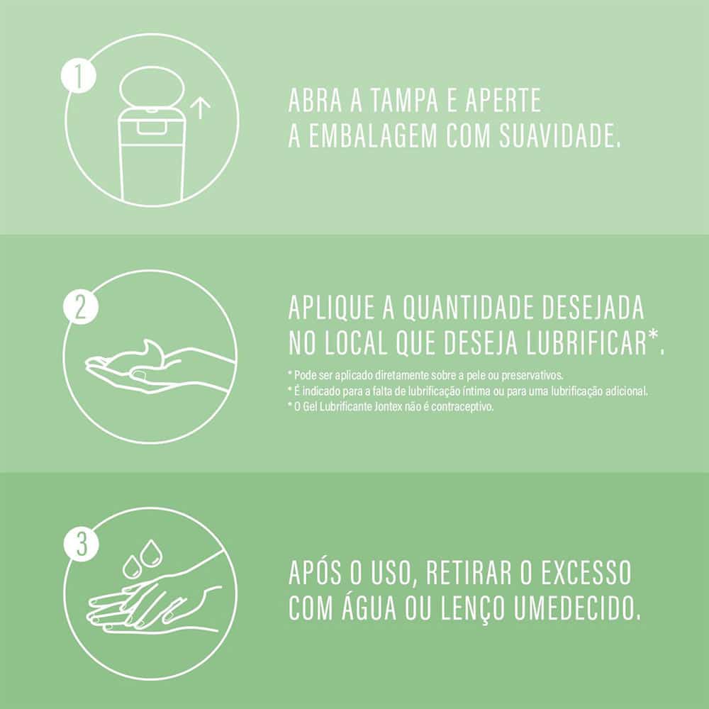 Jontex Naturals Extra Hidratação - Gel Lubrificante Íntimo à Base D'Água 100% Natural - 100 Gramas - 3