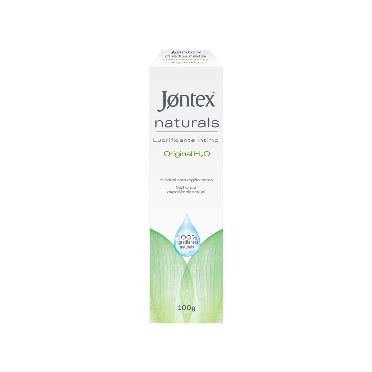 Gel Lubrificante Íntimo à Base D'Água 100% Natural - Jontex Naturals Original H2O | 100g - 2