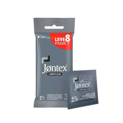 Foto 1 do produto Preservativo Lubrificado - Jontex - 8 Unidades