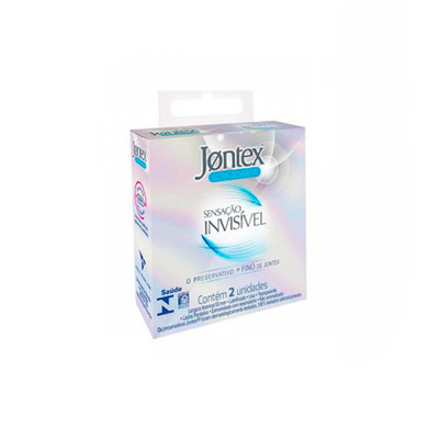 Preservativo Ultra Fino para uma Sensibilidade Maior - Jontex Sensação Invisível | 2 Unidades