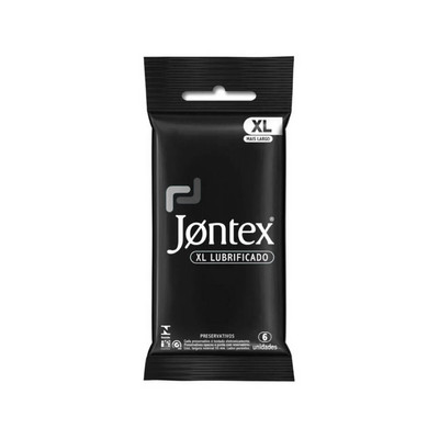 Foto 1 do produto Preservativo Lubrificado mais Largo - Jontex XL Lubrificado - 6 unidades