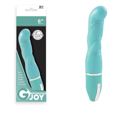 Foto 1 do produto Vibrador Estimulador de Ponto G em Silicone com 10 Modos de Vibrações - Joy Ultimate Vibration - 15 x 3,3 cm | Cor: Azul