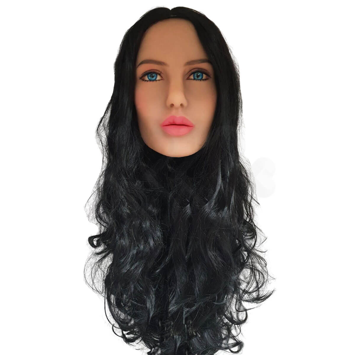 Judy - Boneca Realística Feita em TPE com Pele Bronzeada, Cabelo Longo Escuro, Olhos Azuis, Seios Fartos, Vértebras em Aço e Acessórios - 38 kg e 1,66 Metros de Altura - 8