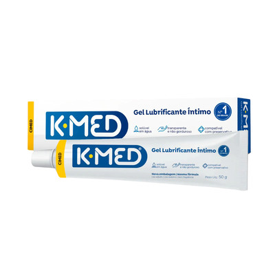 Gel Lubrificante Íntimo a Base de Água - K-Med | 50g