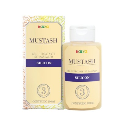 Foto 1 do produto Lubrificante Corporal em Gel à Base de Silicone - Kalya Mustash Silicon | 100 ml