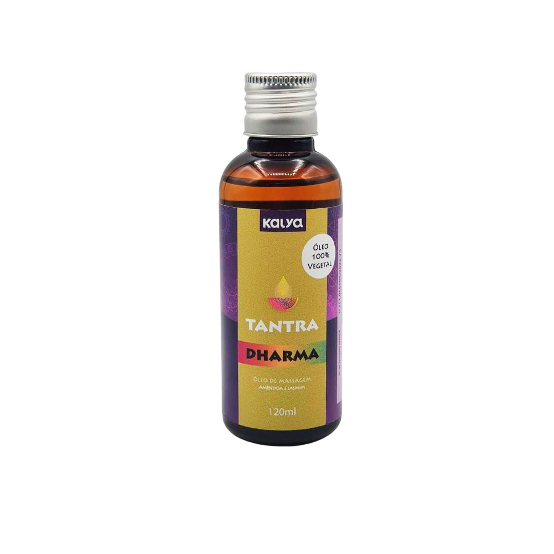 Óleo para Massagem Corporal 100% Vegetal - Kalya Tantra - 120 ml | Disponível em 9 Aromas - 2
